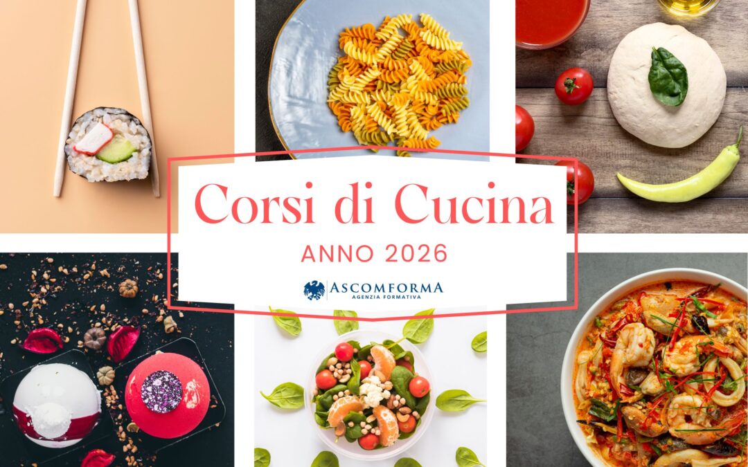 I corsi di cucina per il 2026!